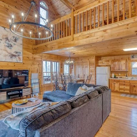Mtn Cabin Sleeps 10 - 5 Mins To Fishing & Camping 埃利杰 外观 照片