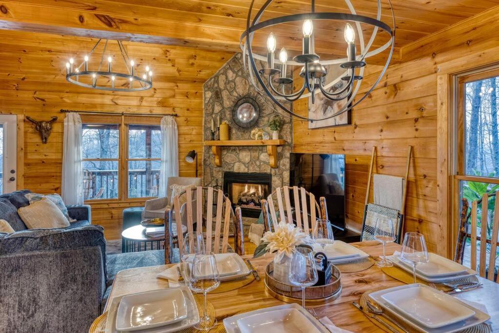 Mtn Cabin Sleeps 10 - 5 Mins To Fishing & Camping 埃利杰 外观 照片