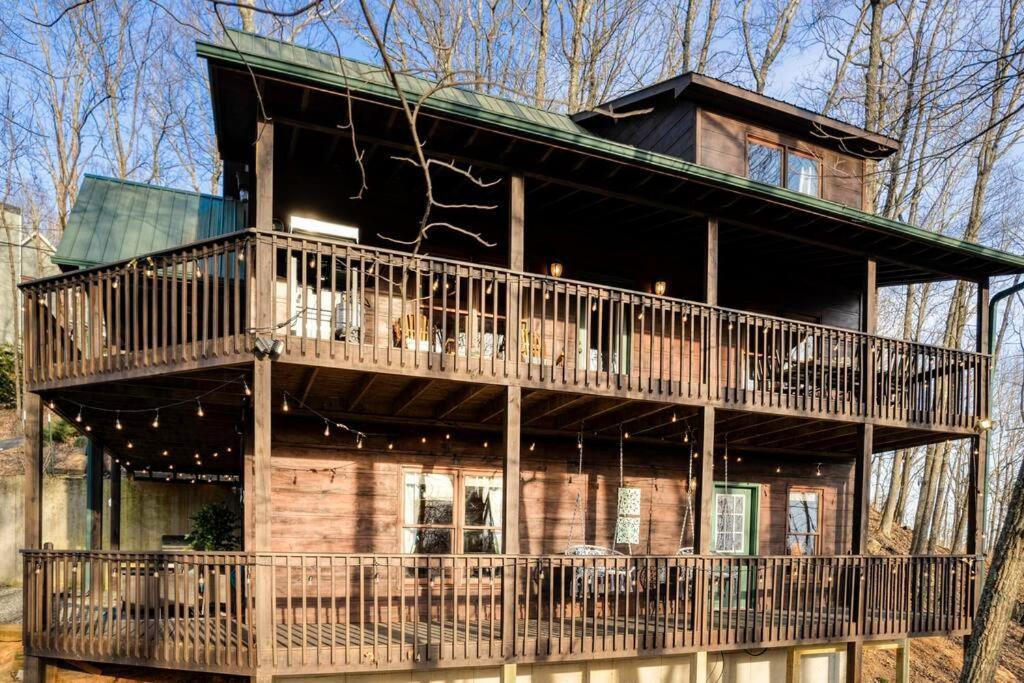 Mtn Cabin Sleeps 10 - 5 Mins To Fishing & Camping 埃利杰 外观 照片